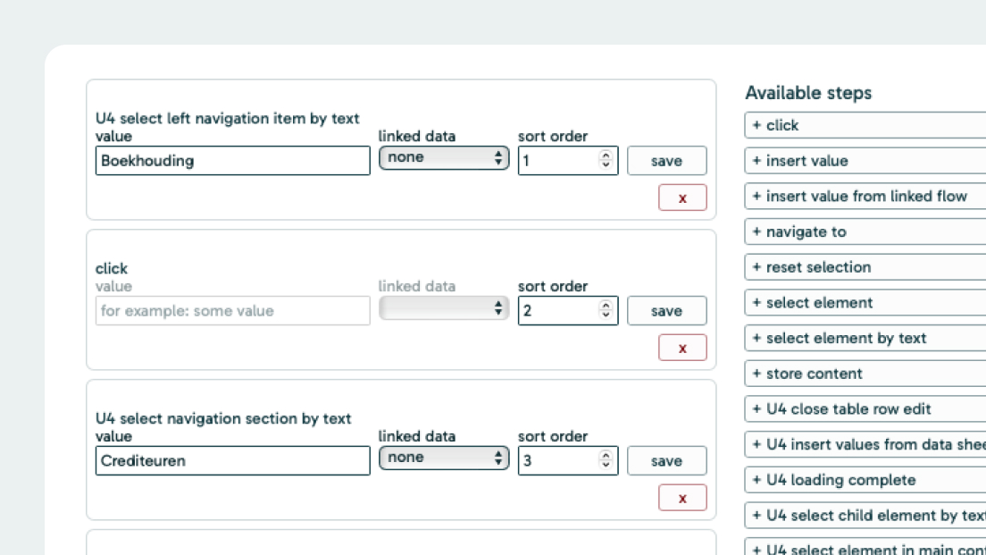 Creëer eenvoudig testflows